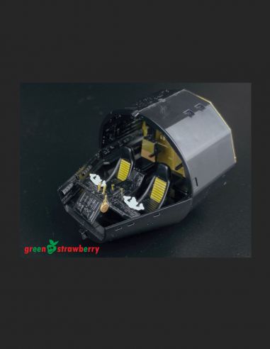 YT-1300 "Millennium Falcon" PG - Cockpit & gun wells -Greenstrawberry-most realistic sci-fi and photoetch models