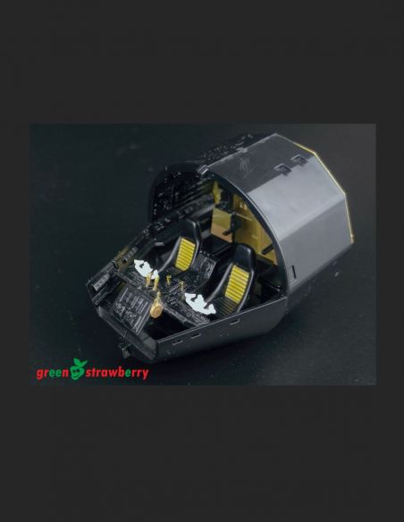 YT-1300 "Millennium Falcon" PG - Cockpit & gun wells -Greenstrawberry-most realistic sci-fi and photoetch models