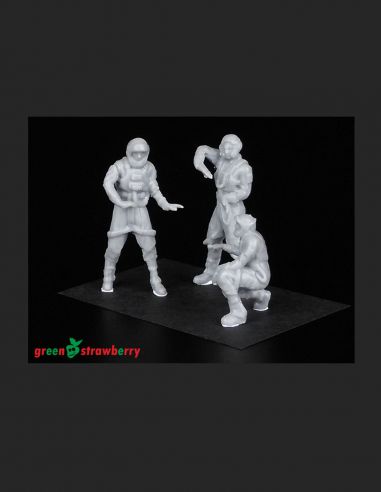 Hangar crew vol.II -Greenstrawberry-most realistic sci-fi and photoetch models