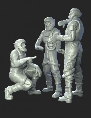 Hangar crew vol.II -Greenstrawberry-most realistic sci-fi and photoetch models