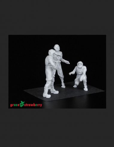Hangar crew vol.II -Greenstrawberry-most realistic sci-fi and photoetch models