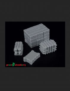 Hangar equipment vol. III - boxes-Greenstrawberry-most realistic sci-fi and photoetch models 2