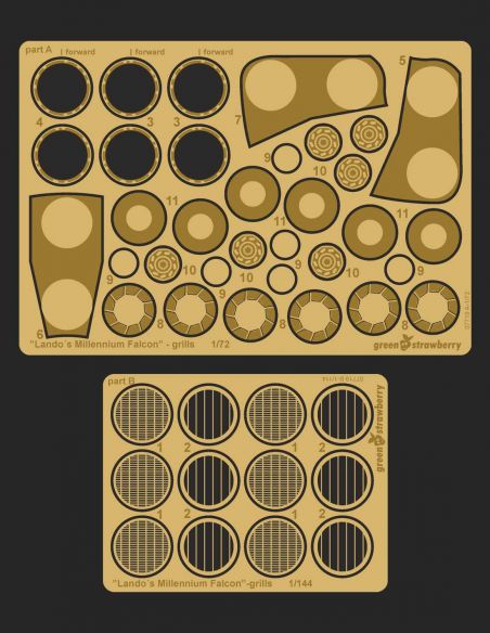 "Lando’s Millennium Falcon" - grills