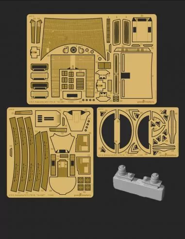 Photo etch detail set with resin for U.S.S. Enteprise NCC-1701-B from Star Trek Generations
