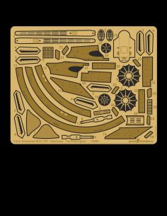 Photo etch detail set for U.S.S. Enterprise NCC-1701 scale 1/2500 from new STAR TREK TV show Discovery.