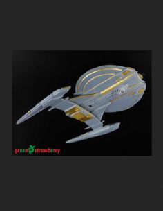 Photo etch detail set for U.S.S. Shenzhou NCC-1227 scale 1/2500 from new STAR TREK TV show Discovery. 2