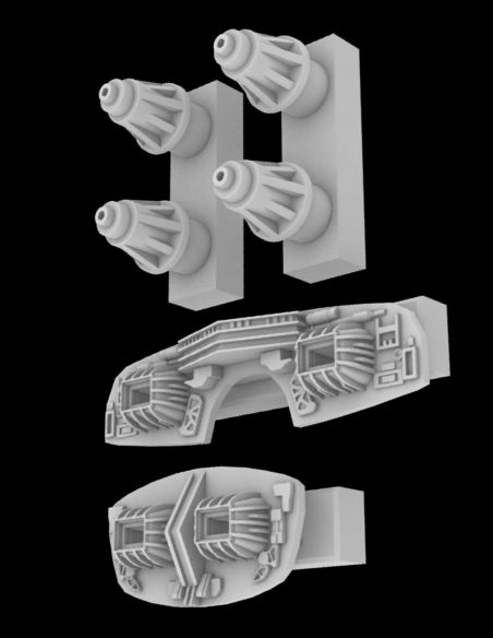 Miranda class - Phaser & Torpedo launchers