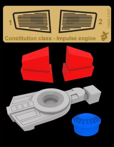 Constitution class (refit) - Impulse engine