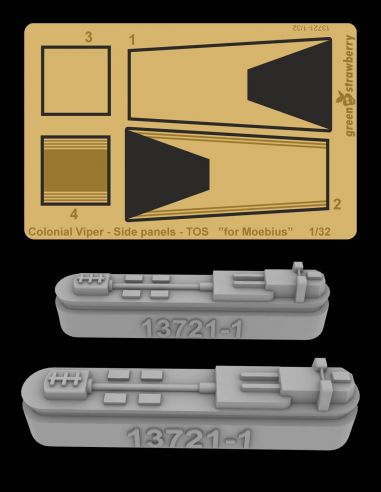 Colonial Viper - Side Panels - TOS