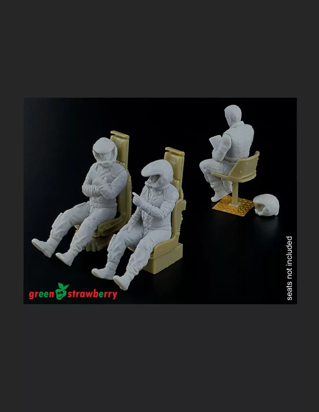 Colonial Pilot Resin Figure in 1/32 Scale by GREEN STRAWBERRY