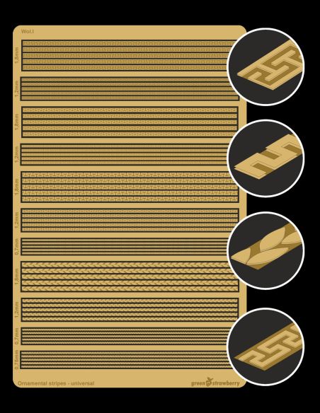 Ornamental stripes - universal Vol.I