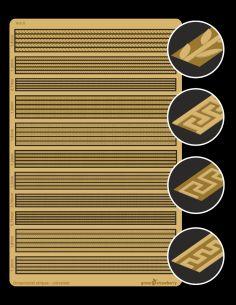 Ornamental stripes - universal Vol.II