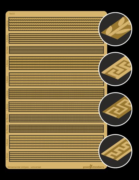 Ornamental stripes - universal Vol.II