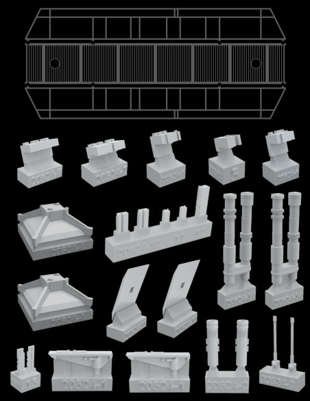Imperial service gantry - studio scale