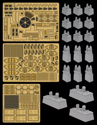 Deep Space Nine - exterior photo etch and resin set