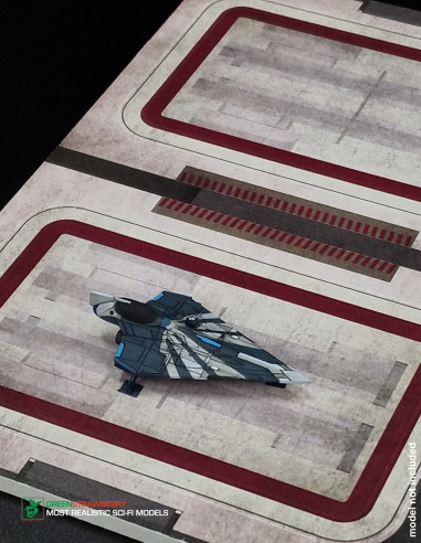 Hangar deck 10 - display base for small scales