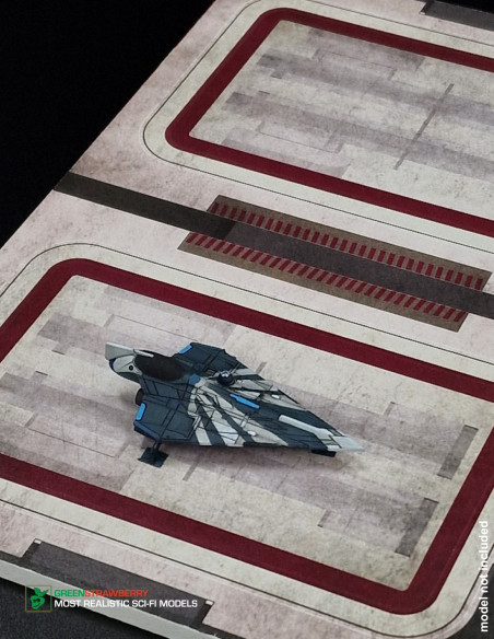 Hangar deck 10 - display base for small scales