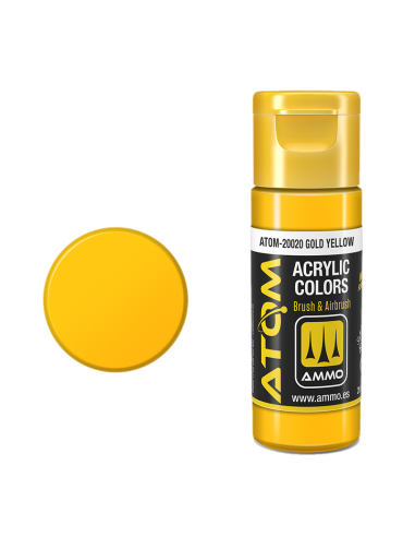 Gold Yellow ATOM color