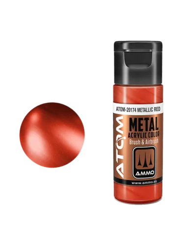 Metallic Red ATOM metallic color