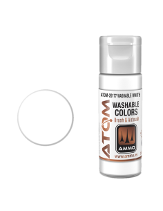 Washable White ATOM washable color