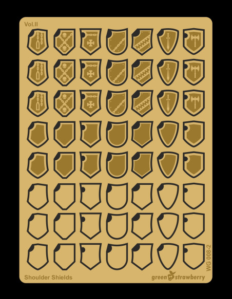 Shoulder shields Vol.II for Wargaming figures