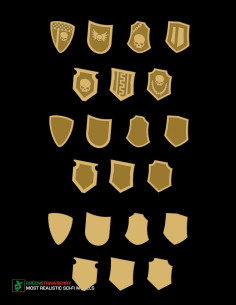 Shoulder shields Vol.III for Wargaming figures 2