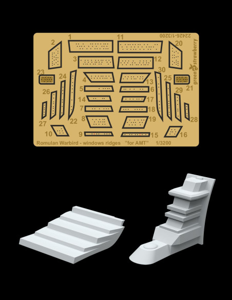 Romulan Warbird - windows ridges