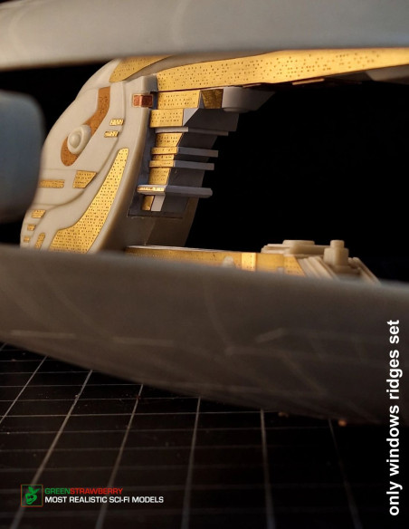 Romulan Warbird - windows ridges