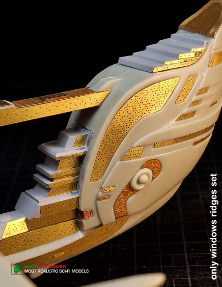 Romulan Warbird - windows ridges
