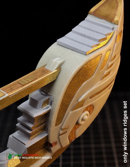 Romulan Warbird - windows ridges