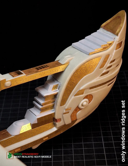 Romulan Warbird - windows ridges