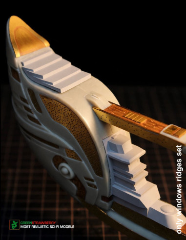 Romulan Warbird - windows ridges