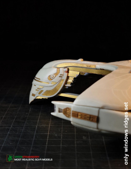 Romulan Warbird - windows ridges