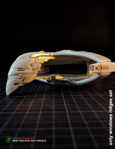 Romulan Warbird - windows ridges