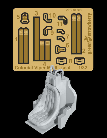 Colonial Viper Mk.II - seat (1_32)