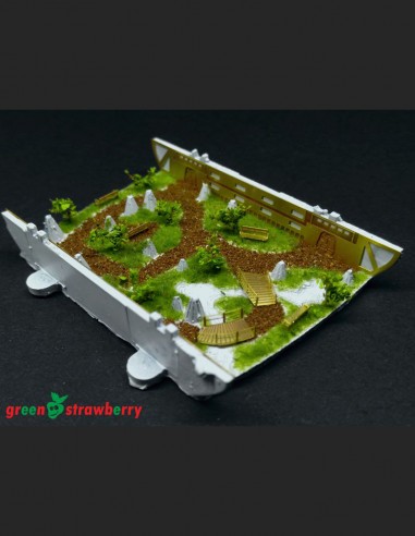 New version of arboretum for U.S.S. Enterprise NCC-1701 refit and U.S.S. Enterprise NCC-1701-A in scale 1/350