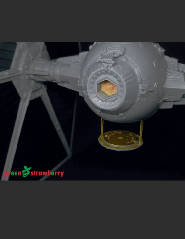 Photo etch detail set for TIE Fighter from the original Star Wars trilogy series from Bandai model kit in 1/72 scale.