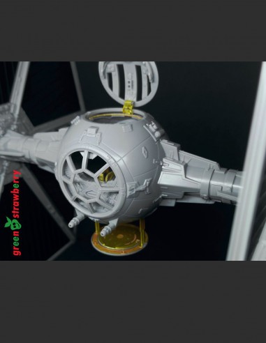 Photo etch detail set for TIE Fighter from the original Star Wars trilogy series from Bandai model kit in 1/72 scale.