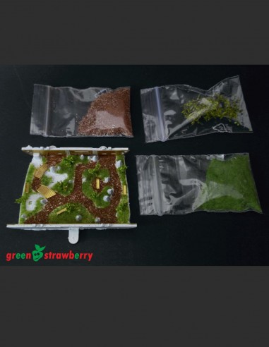 New version of arboretum for U.S.S. Enterprise NCC-1701 refit and U.S.S. Enterprise NCC-1701-A in scale 1/350