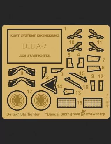 Delta-7 Starfighter Bandai 009