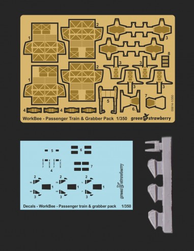 3 WorkBee - Passenger train & grabber pack